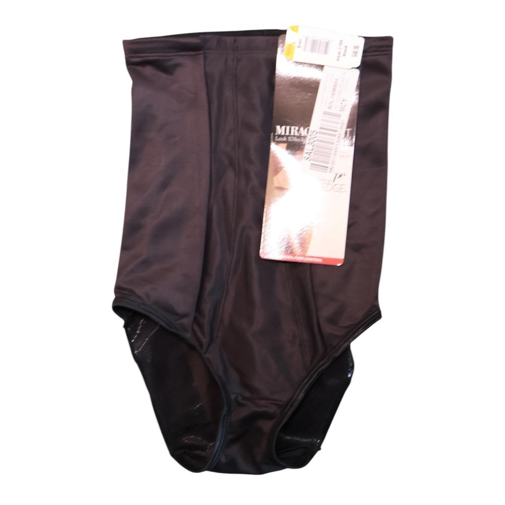 Miraclesuit Hi Waist Brief Firm Control Black S NWT